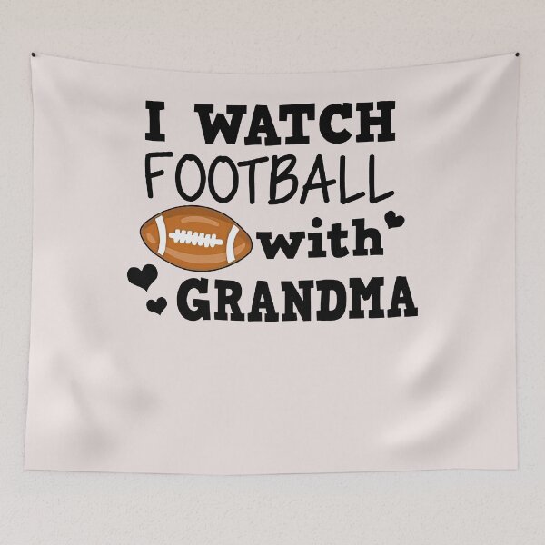 Item preview, I Watch Football With Grandma Funny Football Grandma Quote designed and sold by TaraxDoolittle.