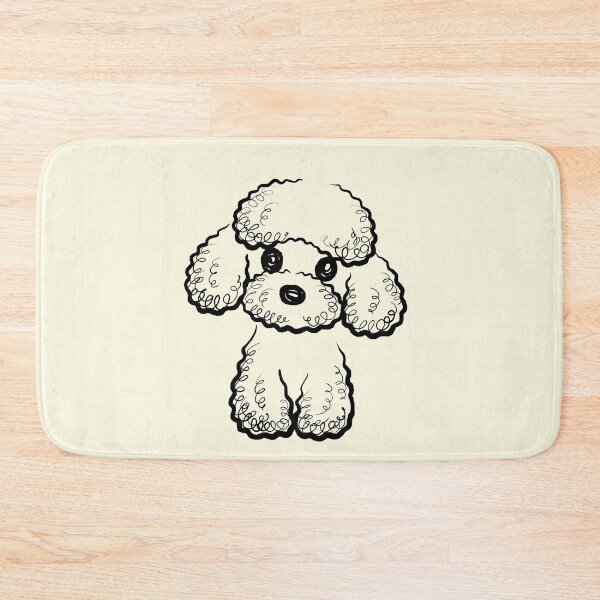 Item preview, Simple sketch of a poodle designed and sold by Toru Sanogawa.