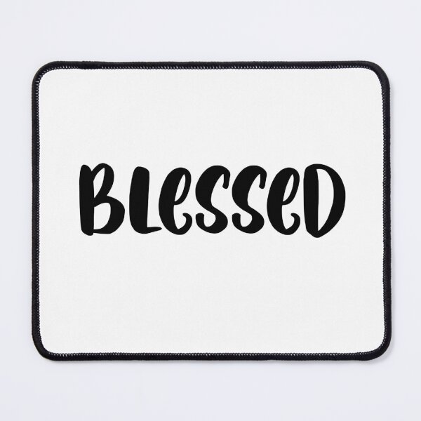 Item preview, Blessed simple word art designed and sold by StuckandBlue.