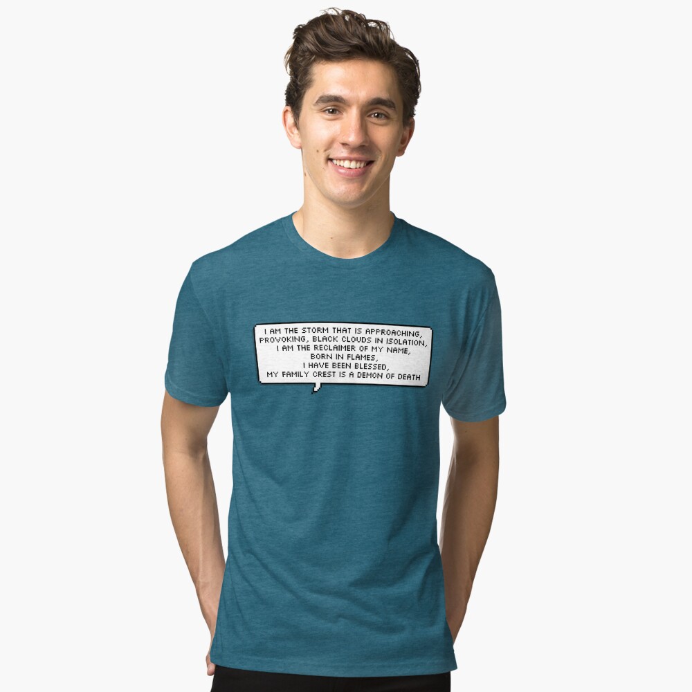 I Am The Storm That Is Approaching Pixel Speech Bubble Essential T-Shirt  for Sale by Meltey