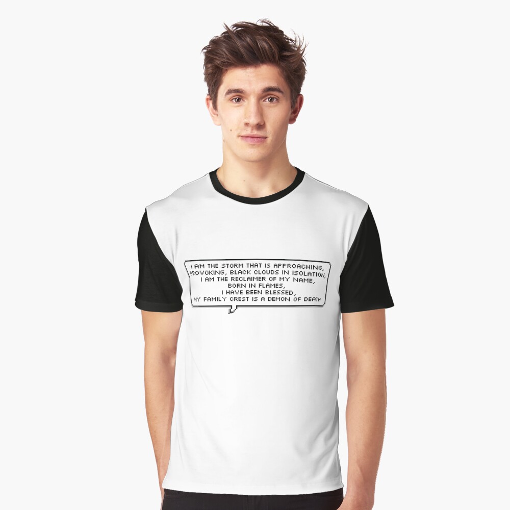 I Am The Storm That Is Approaching Pixel Speech Bubble Essential T-Shirt  for Sale by Meltey