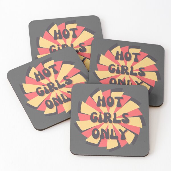 Item preview, Hot Girls Only Round Fan designed and sold by Pink Ribbon.