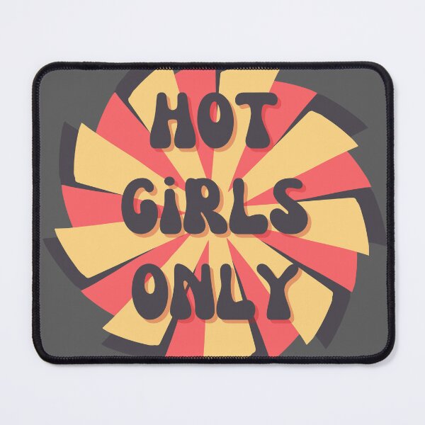 Item preview, Hot Girls Only Round Fan designed and sold by Pink Ribbon.