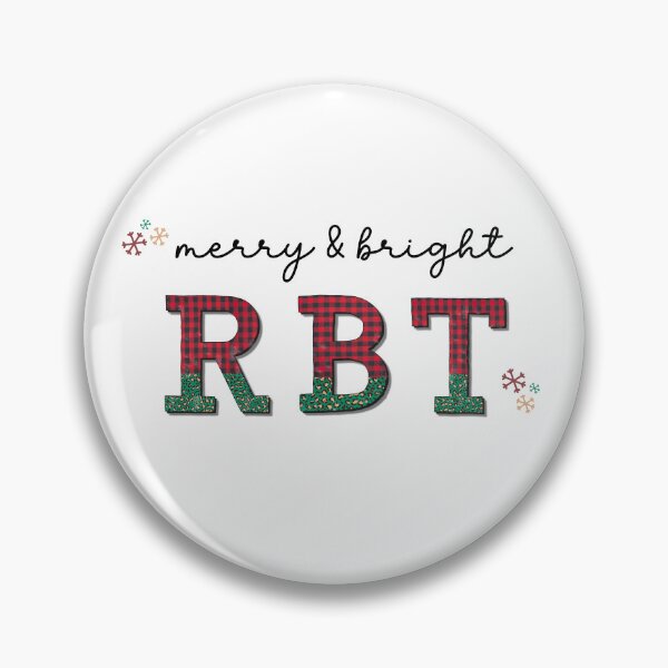 Item preview, Merry and Bright RBT, Christmas Behavior Therapist Sticker designed and sold by VisionaryABA.