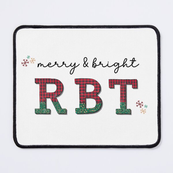 Item preview, Merry and Bright RBT, Christmas Behavior Therapist Sticker designed and sold by VisionaryABA.
