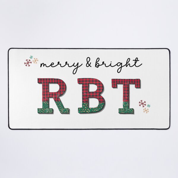 Item preview, Merry and Bright RBT, Christmas Behavior Therapist Sticker designed and sold by VisionaryABA.