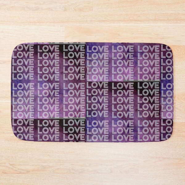 Item preview, love,repeatedly Lettering,various colored  painting,violet designed and sold by zzzozzo.