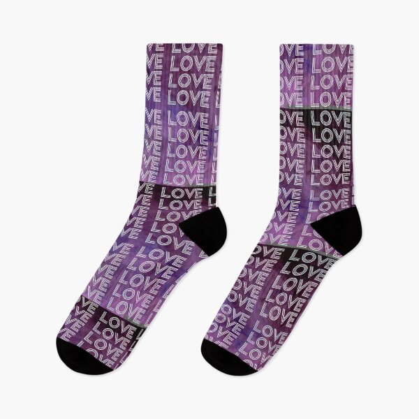 Item preview, love,repeatedly Lettering,various colored  painting,violet designed and sold by zzzozzo.