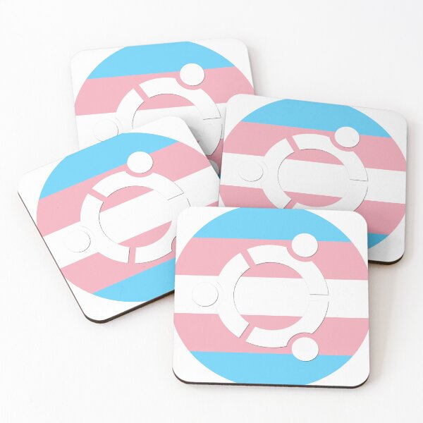 Item preview,  Ubuntu Logo trans Pride designed and sold by thelizzerd.