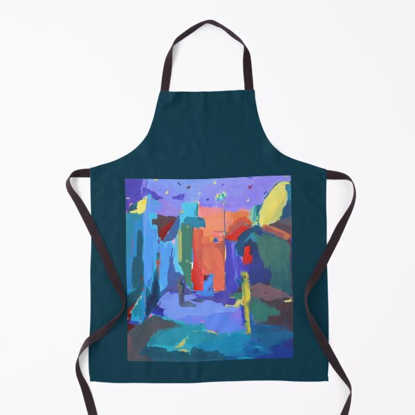Item preview, Midnight Abstract Painting Sleeveless Top designed and sold by VIINTAGRAD.