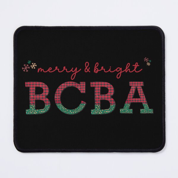 Item preview, Merry and Bright BCBA, Christmas Behavior Analyst Sticker designed and sold by VisionaryABA.