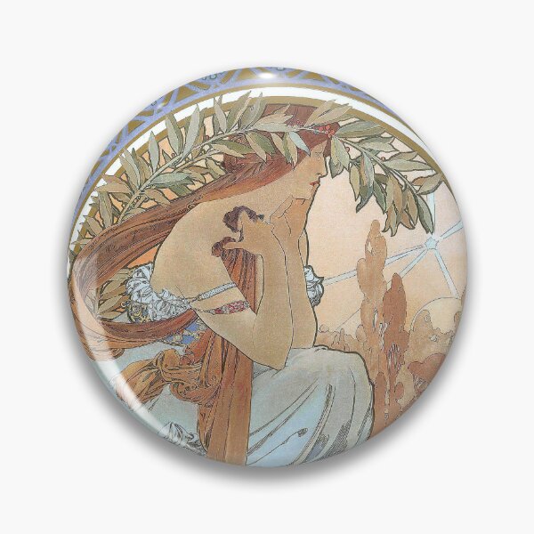 Artikelvorschau, Die Künste 4 -Alphonse Mucha -Jugendstil Mucha -Vintage Alphonse Woman Nouveau entworfen und verkauft von TeeARTHY.