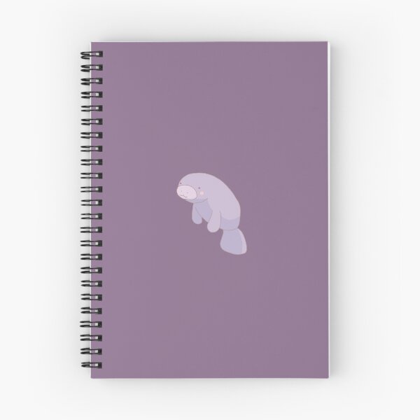 Item preview, Manatee spiral notebook designed and sold by mintimochi.