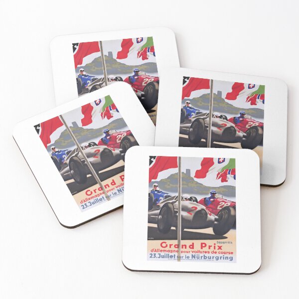 Item preview, 1939 German Grand Prix Nurburgring Poster designed and sold by retrographics.