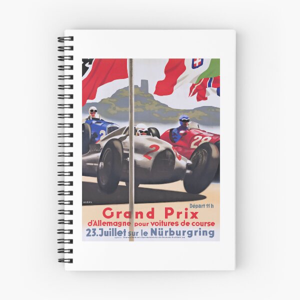 Item preview, 1939 German Grand Prix Nurburgring Poster designed and sold by retrographics.