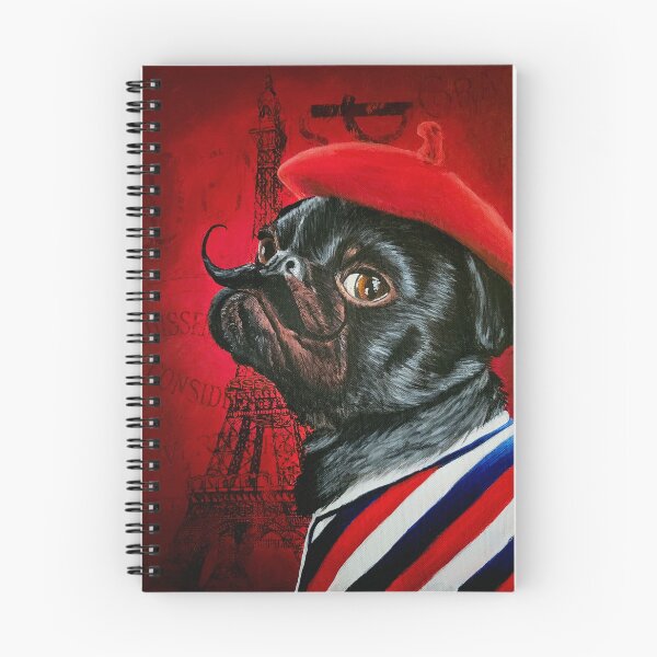 Item preview, Parisian Pug designed and sold by SabinasArts.