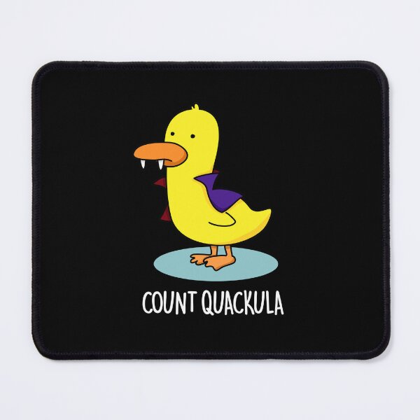 Item preview, Count Quackula Funny Duck Puns (Dark BG) designed and sold by punnybone.