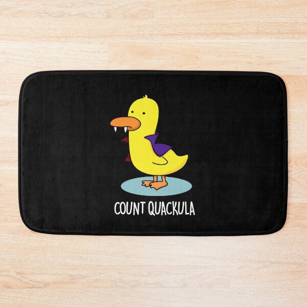 Item preview, Count Quackula Funny Duck Puns (Dark BG) designed and sold by punnybone.