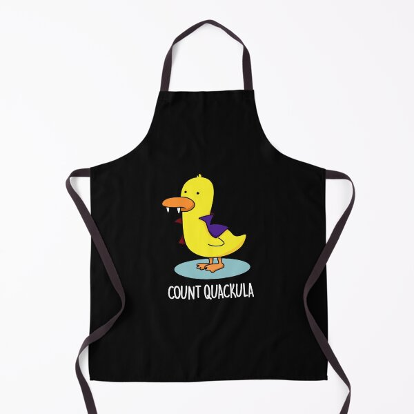 Item preview, Count Quackula Funny Duck Puns (Dark BG) designed and sold by punnybone.