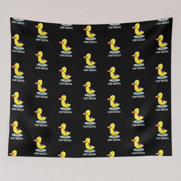 Item preview, Count Quackula Funny Duck Puns (Dark BG) designed and sold by punnybone.