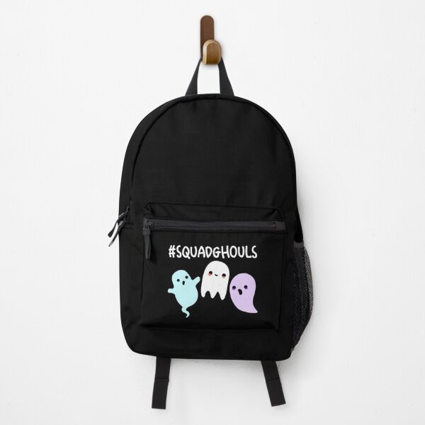 Artikelvorschau, Squad Ghouls Lustige Halloween-Geister-Wortspiele (Dark BG) entworfen und verkauft von punnybone.