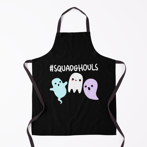 Artikelvorschau, Squad Ghouls Lustige Halloween-Geister-Wortspiele (Dark BG) entworfen und verkauft von punnybone.