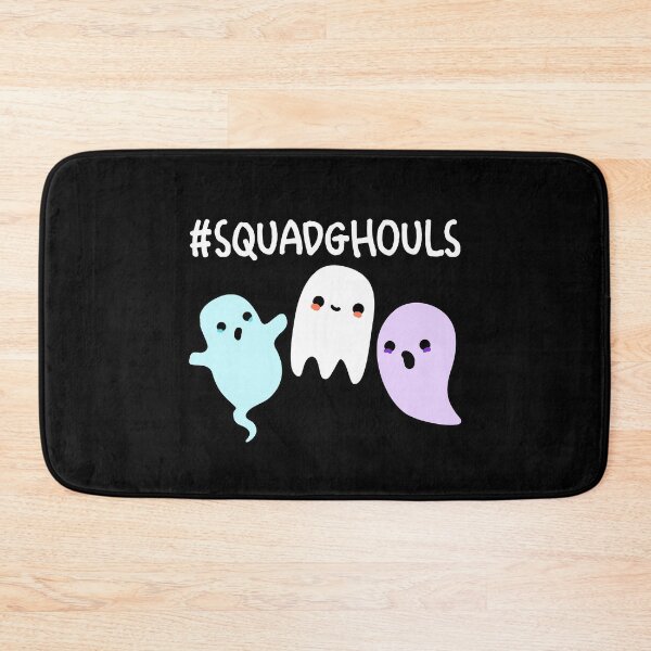 Item preview, Squad Ghouls Funny Halloween Ghost Puns (Dark BG) designed and sold by punnybone.