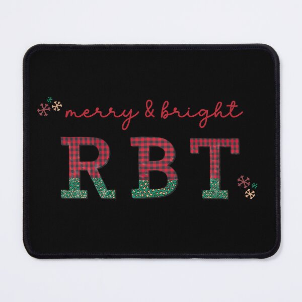 Item preview, Merry and Bright RBT, Christmas Behavior Therapist Sticker designed and sold by VisionaryABA.