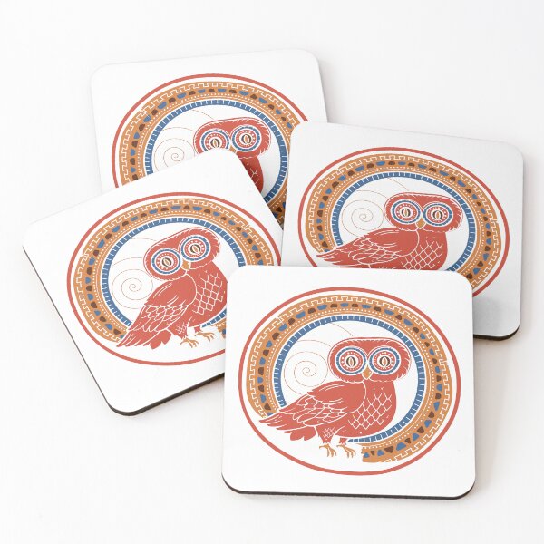 Item preview, Athenian Owl designed and sold by WordsGamersUse.