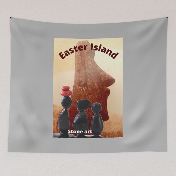 Item preview, Easter Island Art Stone Statues designed and sold by Bagsyrose.