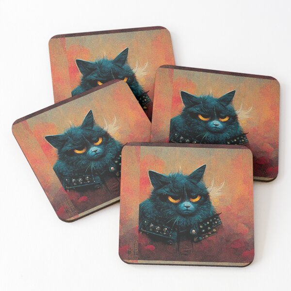 Item preview, Cat in a Leather Jacket designed and sold by bradzangwill.