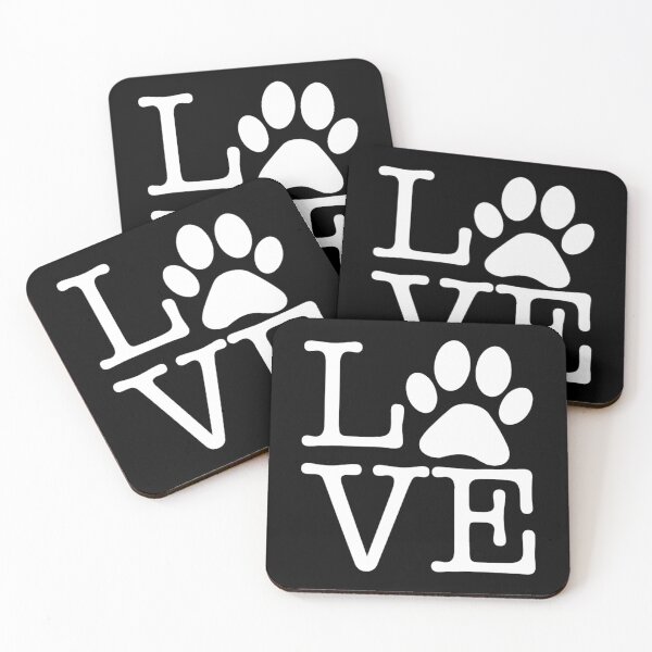 Item preview, 1 love pets paw cute typography designed and sold by Desideriuszee.