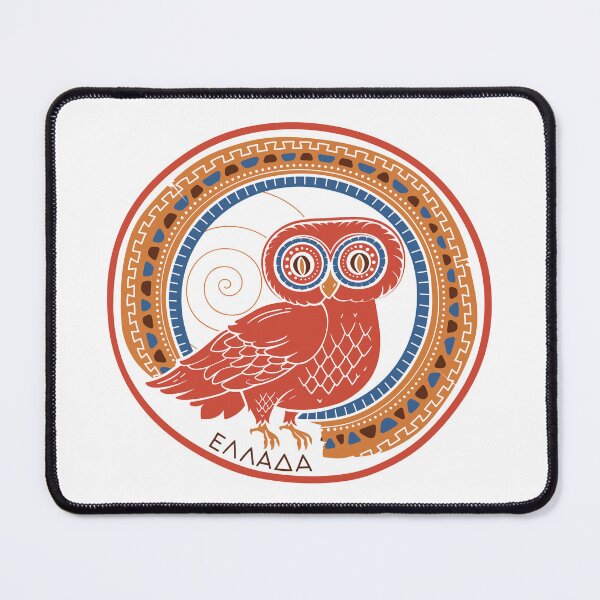 Item preview, Athenian Owl designed and sold by WordsGamersUse.