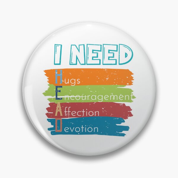 Item preview, I Need Head Hugs Encouragement Affection Devotion designed and sold by JenTrinhArt.
