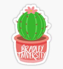 Bradley University Cactus Sticker