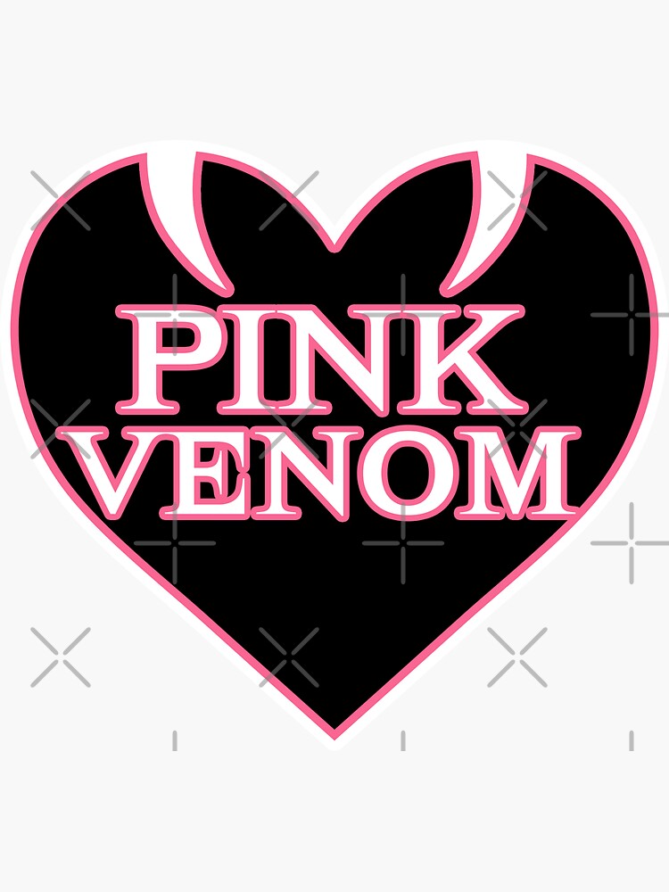 BLACKPINK PINK VENOM VINYL STICKERS - STICKERS/KPOP - group-mink