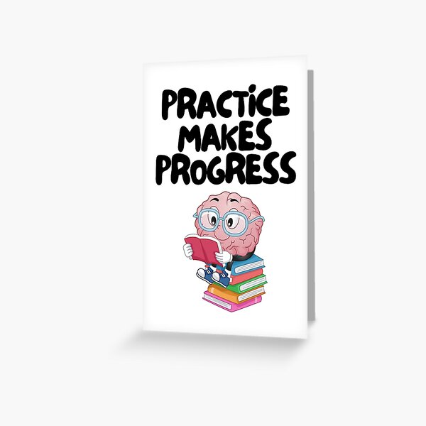 Item preview, Practice Makes Progress designed and sold by Rofia Design.