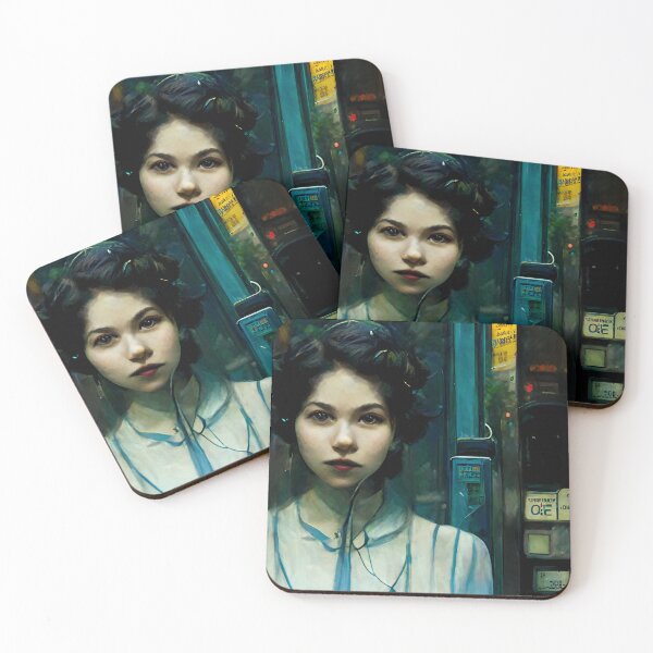 Item preview, Retroconnected Woman designed and sold by Creative Shed Designs.