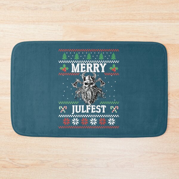 Item preview, Merry Julfest Viking And Skirt Metal Christmas Skull designed and sold by NhacLensn.