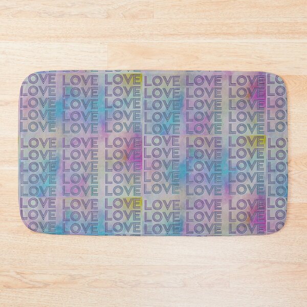Item preview, love,repeatedly Lettering,pastel colored watercolor painting,violet designed and sold by zzzozzo.