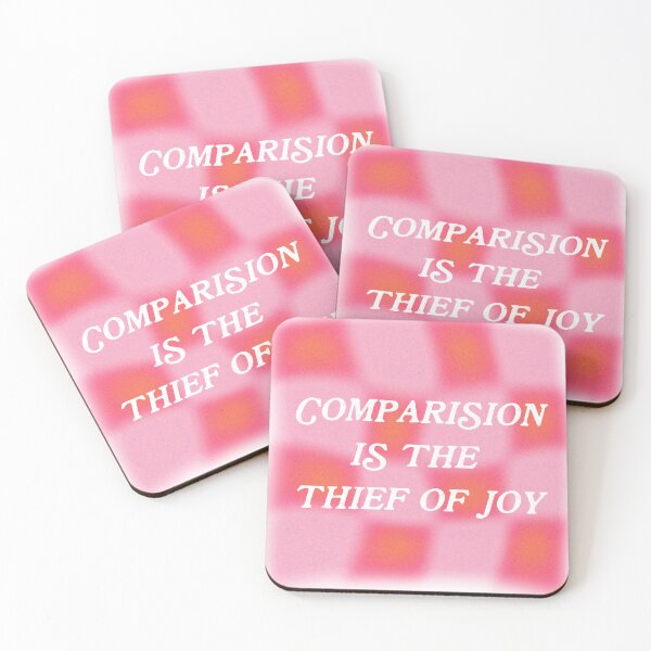 Item preview, comparison is the thief of joy designed and sold by haleyjournals.