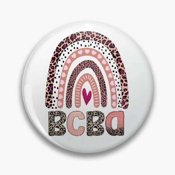 Item preview, BCBA Rainbow, Behavior Analyst, Applied Behavior Analysis Sticker designed and sold by VisionaryABA.