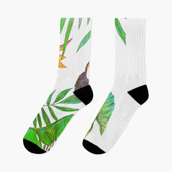 Item preview, Tropical leaves and flowers designed and sold by CanDo20.