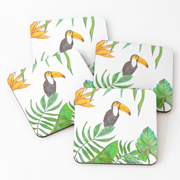Item preview, Tropical leaves and flowers designed and sold by CanDo20.