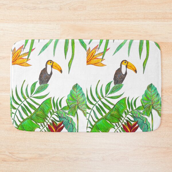 Item preview, Tropical leaves and flowers designed and sold by CanDo20.
