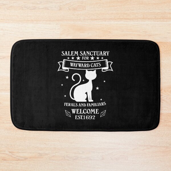 Item preview, Salem Sanctuary For Wayward Cats Ferals and Familiars Welcome Est 1692 designed and sold by Teapot-art.