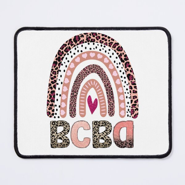 Item preview, BCBA Rainbow, Behavior Analyst, Applied Behavior Analysis Sticker designed and sold by VisionaryABA.