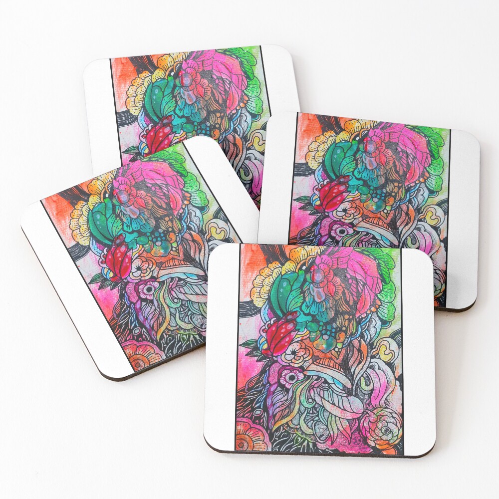 Item preview, Coasters (Set of 4) designed and sold by WiHO.