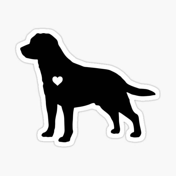 Labrador Love Sticker