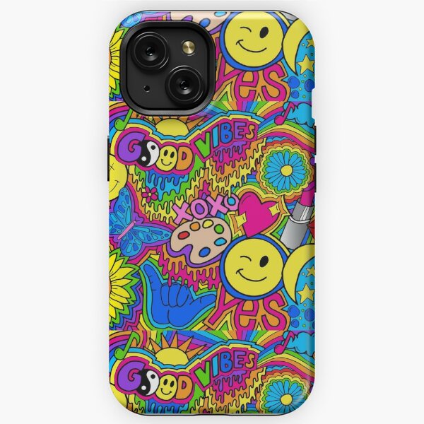 For Apple iPhone 7/8 Plus Neon Rainbow Psychedelic Indie Hippie Sun Mo –  CellCasesUSA